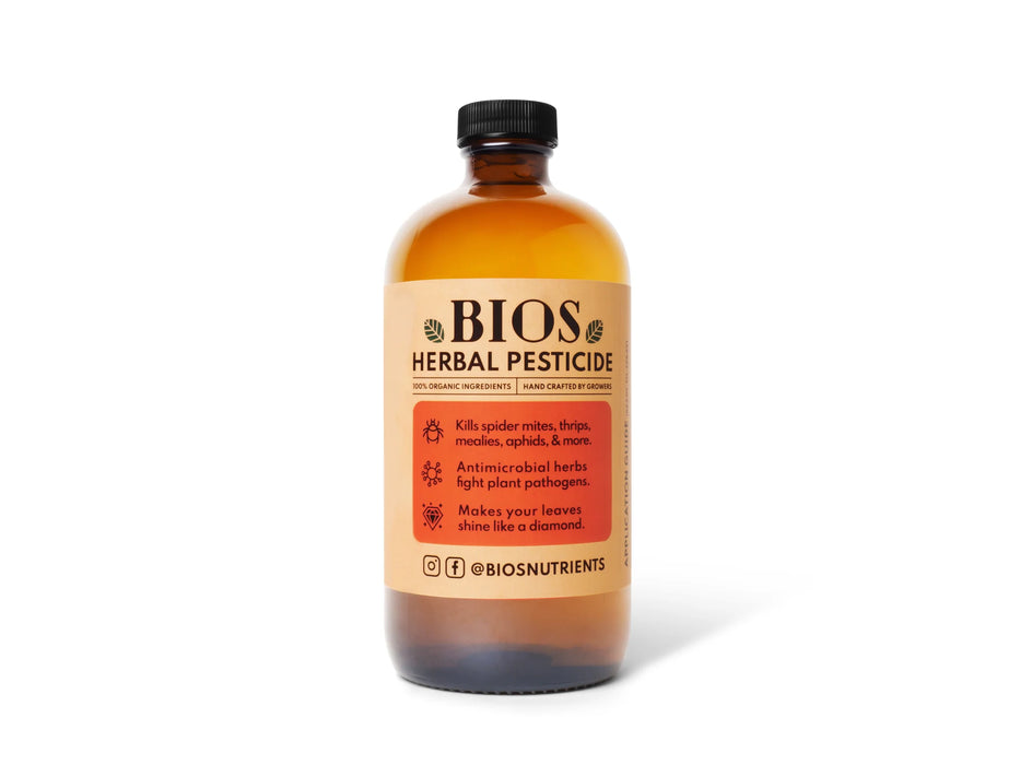 Amber bottle of BIOS Herbal Pest Spray