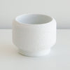 White Cedar planter with a textured finish