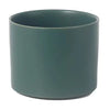 Matte green Grove ceramic cover pot