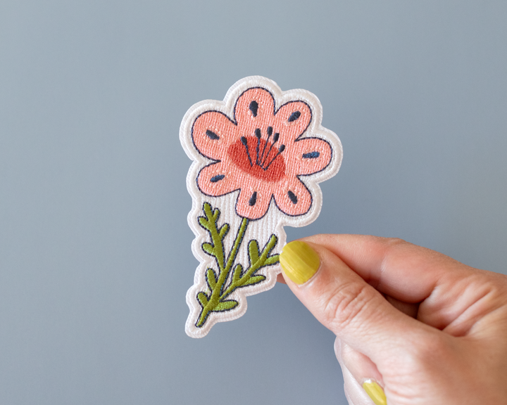 Iron-On Flower Patch