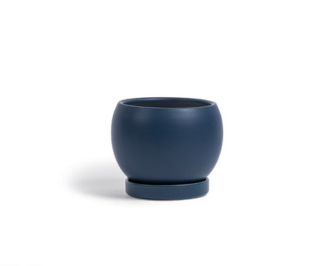 Midnight Momma Pots Bollé pot with water saucer