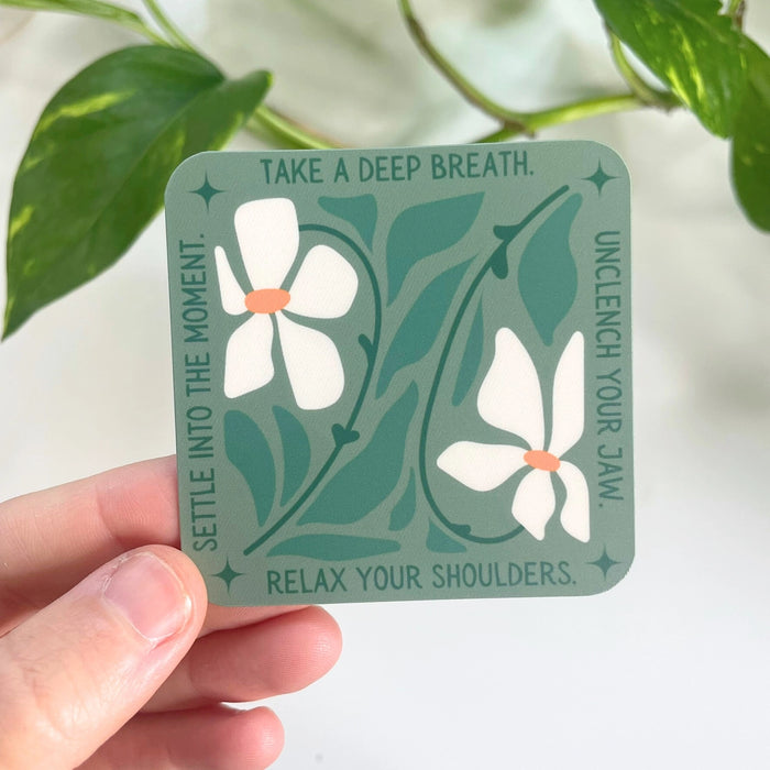 Take A Deep Breath Sticker