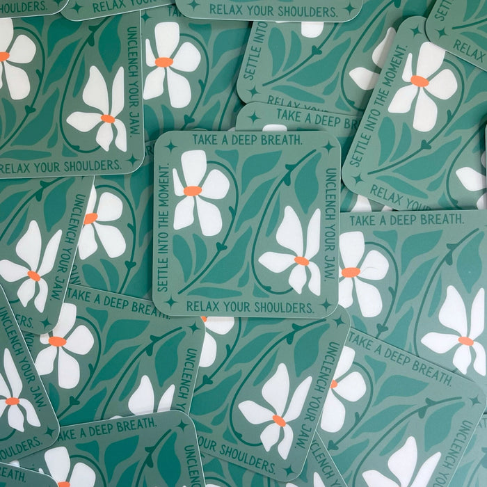 Take A Deep Breath Sticker