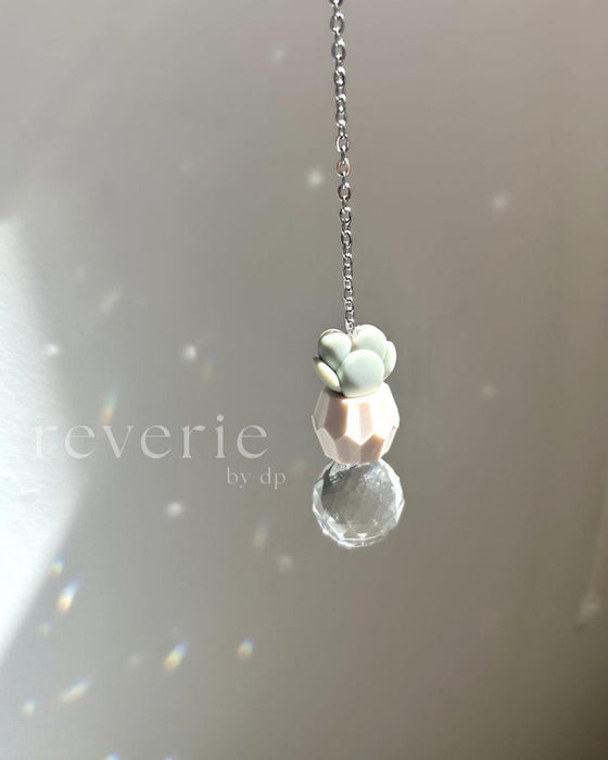 Crystal Car Charm Suncatcher - Cactus