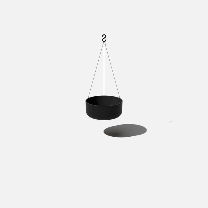 Black Hanging Kona Bowl Planter