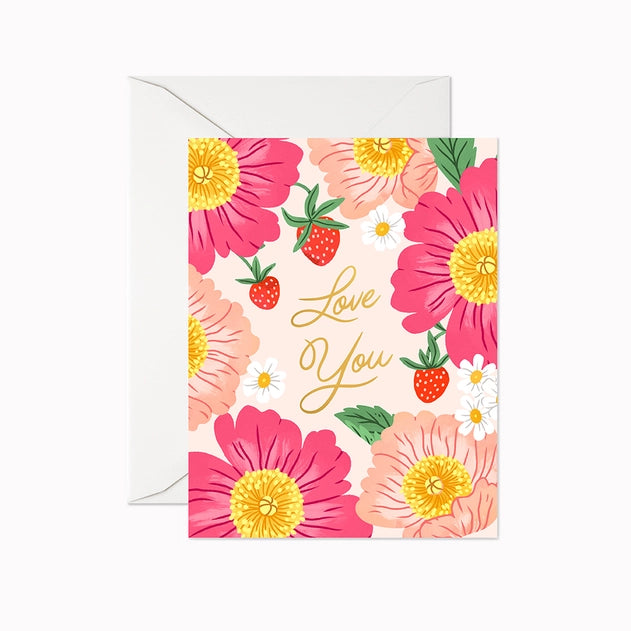 Love You Berries | Greeting Card