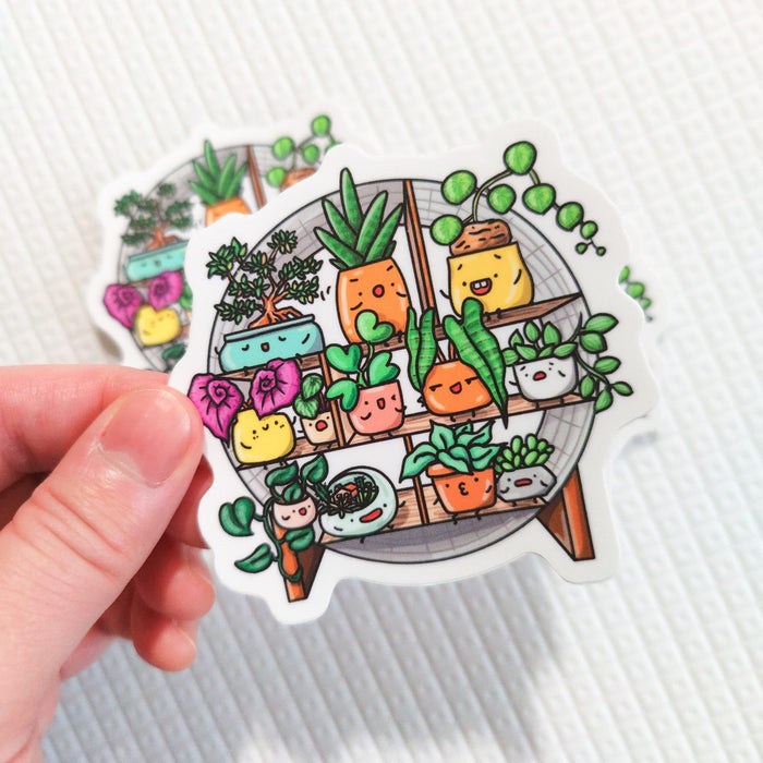 Circle Shelf Vinyl Sticker