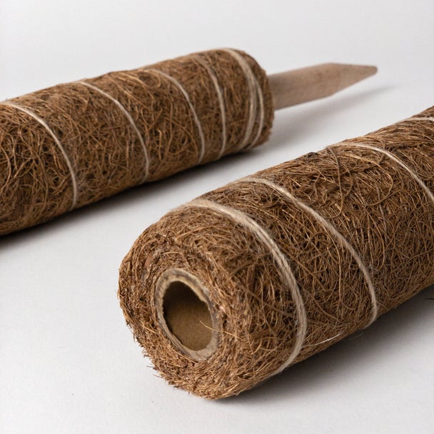 Two large coco coir poles