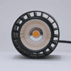 Underside of a black Aspect LED grow light