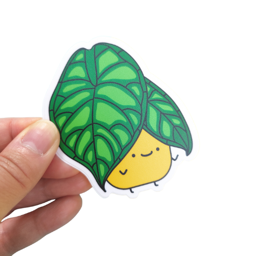 Alocasia Dragon Scale Vinyl Sticker