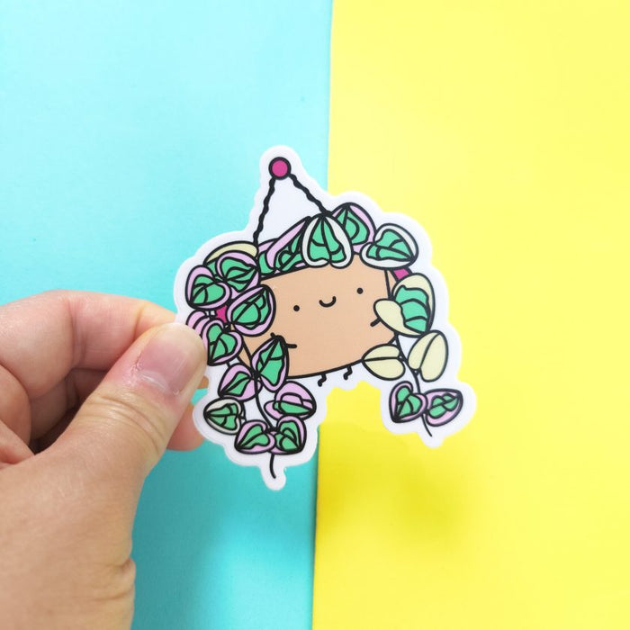 String of Hearts Vinyl Sticker