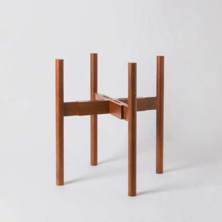 Medium stain bamboo plant stand